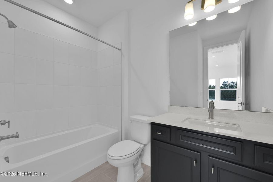 Furnished interior view inside a new home in The Landings at Saint Johns, St. Johns (Image 13).