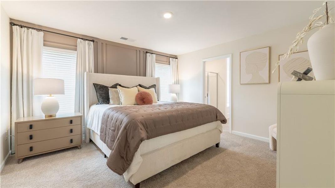 Furnished interior view inside a new home in Sherwood Manor, College Park (Image 27).