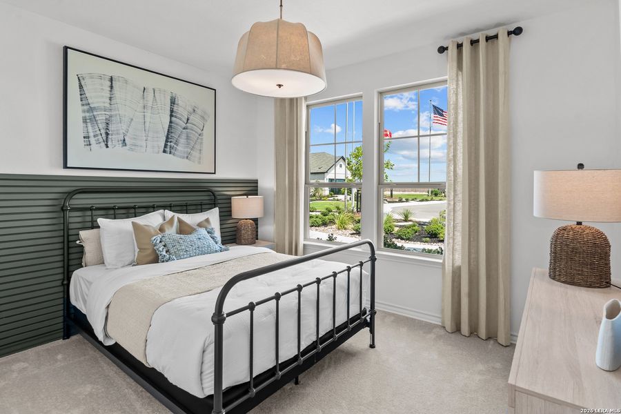 Furnished interior view inside a new home in Nopal Valley, San Antonio (Image 13).