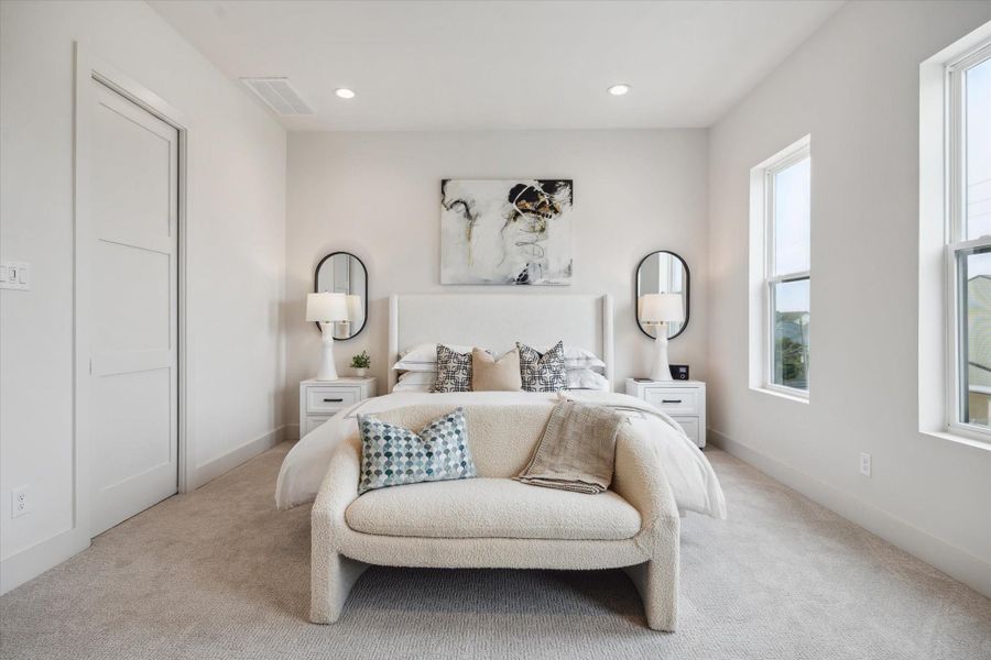 Furnished interior view inside a new home in Point East, Houston (Image 36).