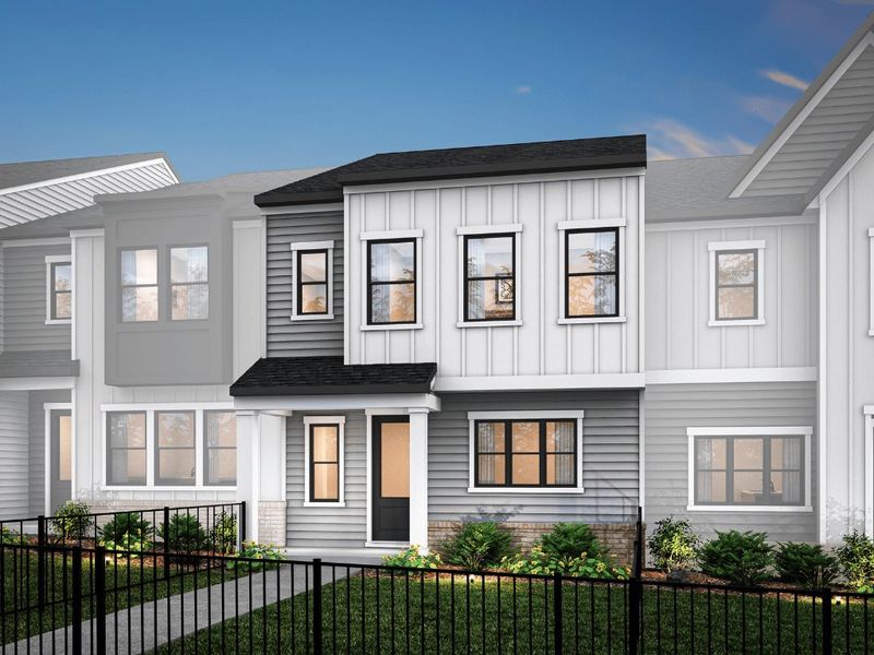 Representative exterior photo of a completed home built from the Sawyer by Tri Pointe Homes in Grahym at Southbridge, Fort Mill, SC (Image 25).