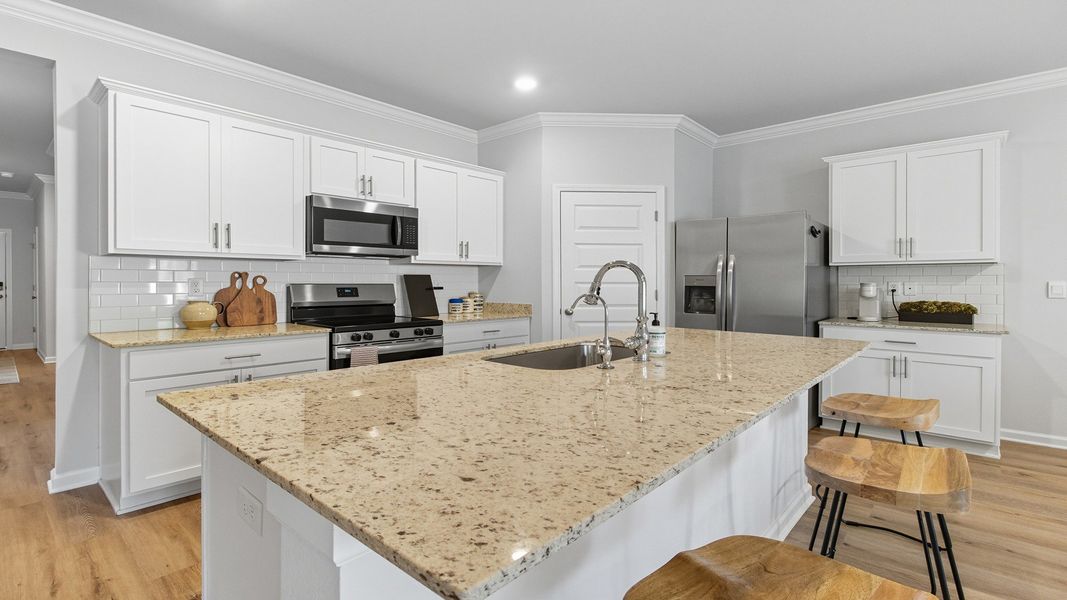 Furnished interior view inside a new home in Misting Springs, Crawfordville (Image 5).