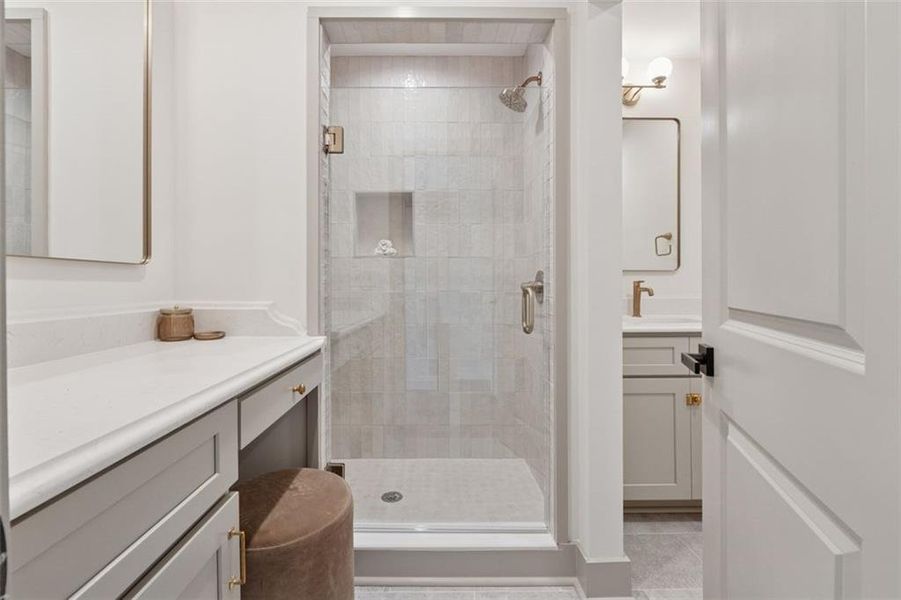 Furnished interior view inside a new home in , Marietta (Image 17).