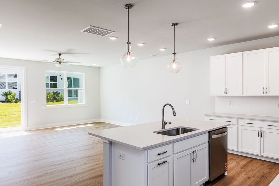 Furnished interior view inside a new home in Vaughan Farms, Angier (Image 5).