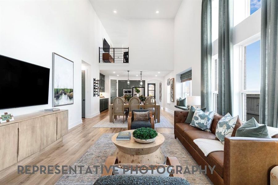 Furnished interior view inside a new home in Wellington, Haslet (Image 16).