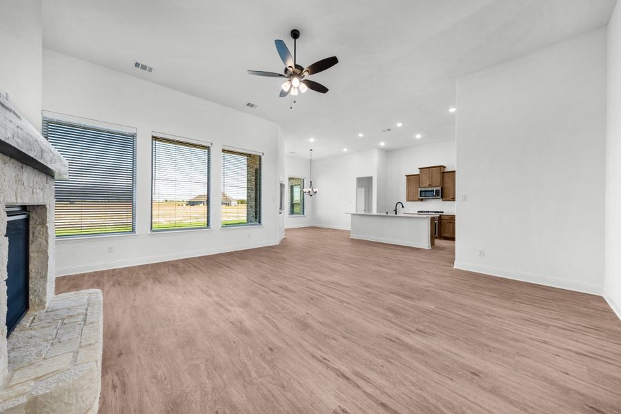 Spacious, unfurnished interior of a new home in Creekview Farms, Greenville (Image 22). Spacious, unfurnished interior of a new home in Creekview Farms, Greenville (Image 22).