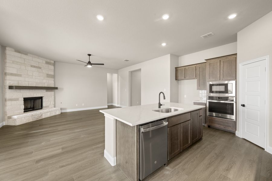 Furnished interior view inside a new home in Silo Mills, Joshua (Image 9).
