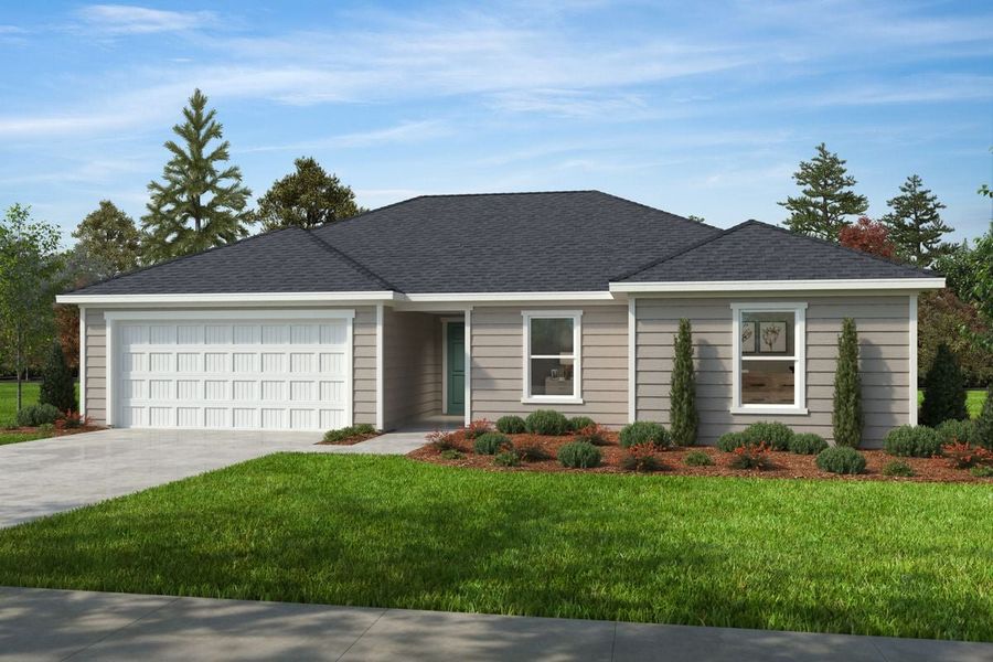 Front exterior of a new home in Turkey Ridge, Smithfield, NC, highlighting curb appeal (Image 1). Front exterior of a new home in Turkey Ridge, Smithfield, NC, highlighting curb appeal (Image 1).