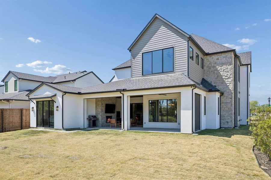 Exterior details and patio area of a home in , Southlake (Image 23).