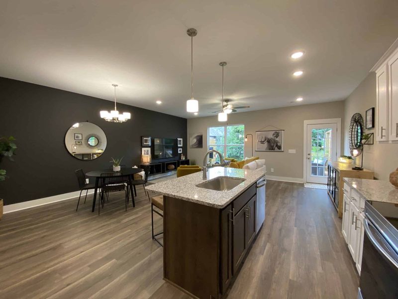 Furnished interior view inside a new home in The Grove at Kennesaw Farms, Gallatin (Image 7).