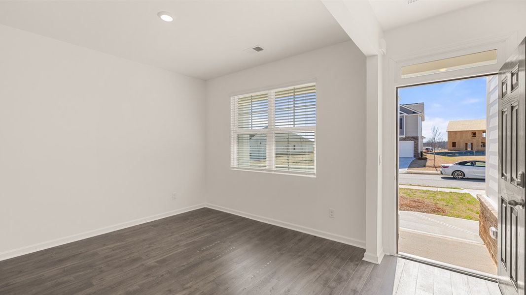 Representative unfurnished interior of a home built from the Penwell by D.R. Horton in Kingston Ranch at Lake Oconee, Buckhead (Image 34). Representative unfurnished interior of a home built from the Penwell by D.R. Horton in Kingston Ranch at Lake Oconee, Buckhead (Image 34).