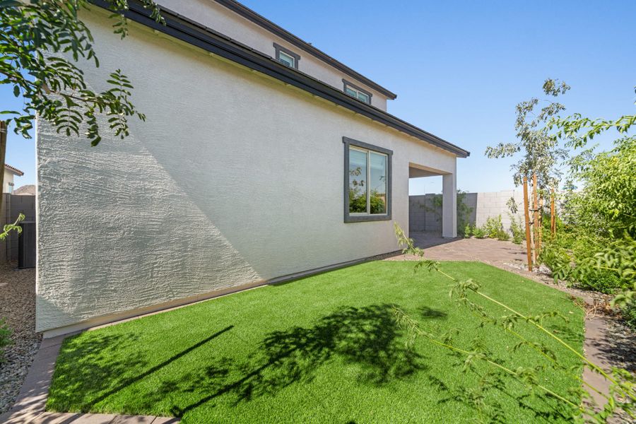 Backyard | Libra Model Home | Rialta | New homes in Mesa, Arizona | Landsea Homes