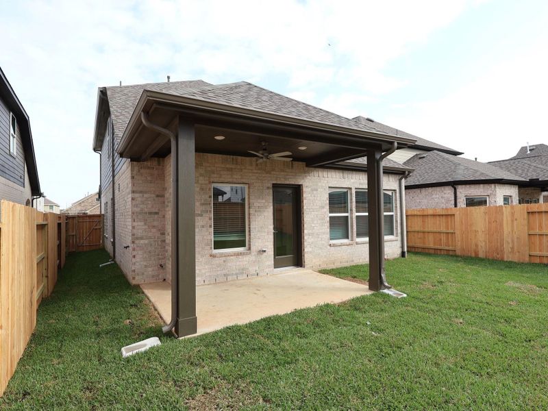 Exterior details and patio area of a home in Marvida, Cypress (Image 4). Exterior details and patio area of a home in Marvida, Cypress (Image 4).