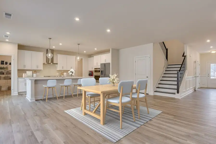 Dining Area and Kitchen Dining Area and Kitchen