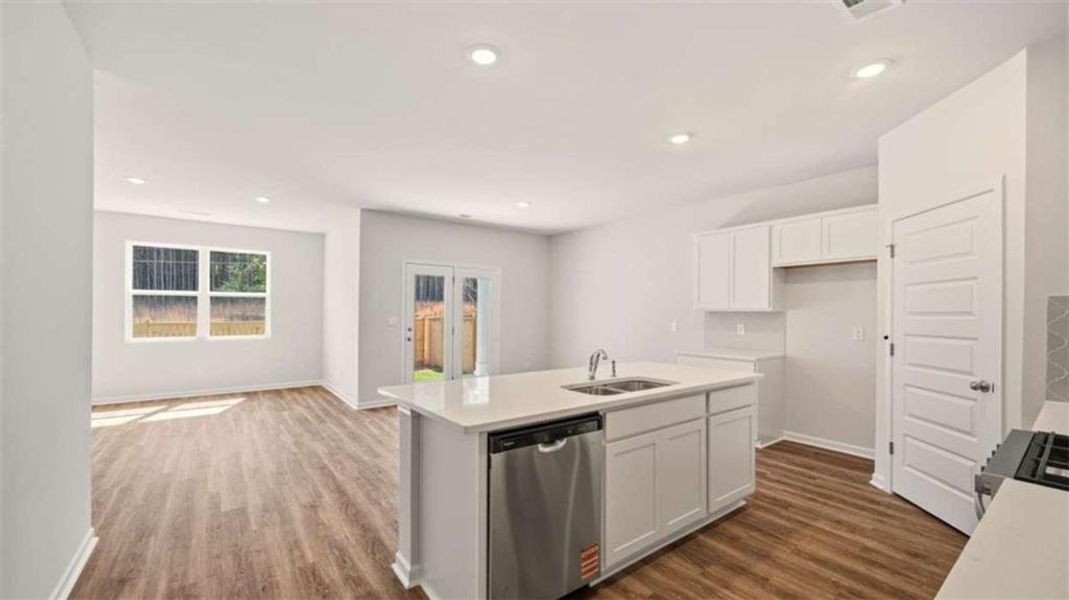 Furnished interior view inside a new home in The Preserve at Agricultural Village, Perry (Image 3).