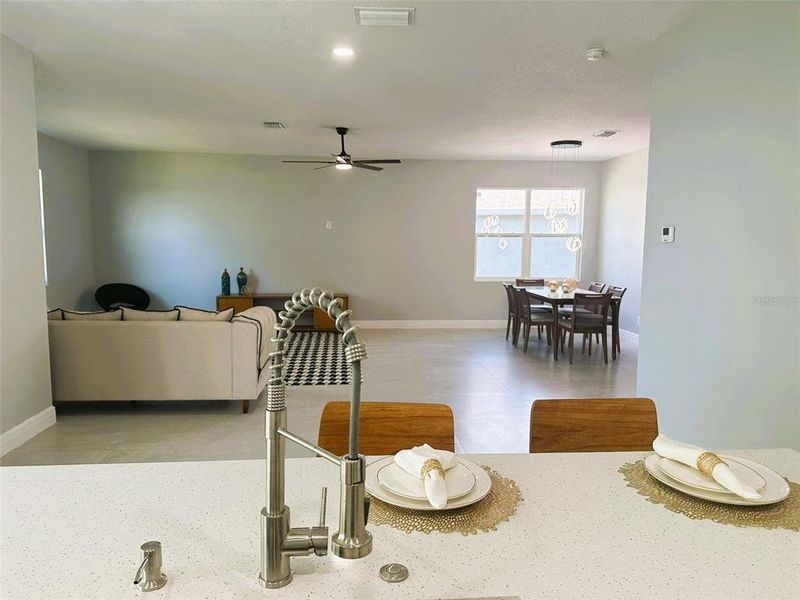 Furnished interior view inside a new home in , Haines City (Image 33). Furnished interior view inside a new home in , Haines City (Image 33).