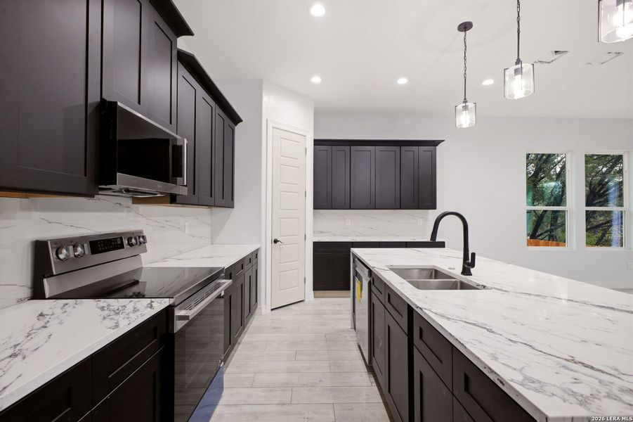 Furnished interior view inside a new home in , Spring Branch (Image 6).