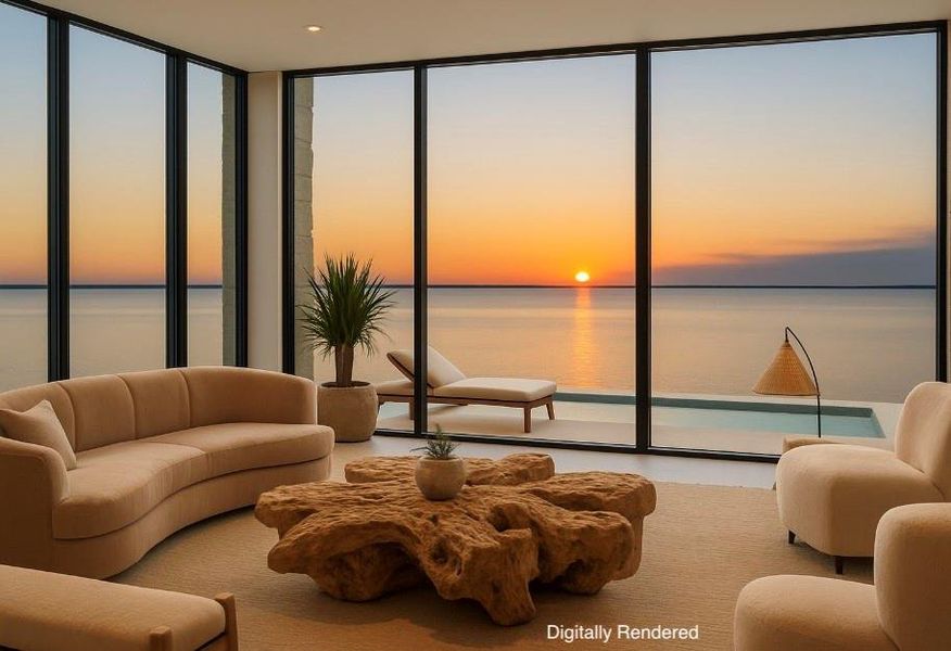 Furnished interior view inside a new home in , Fort Worth (Image 19).