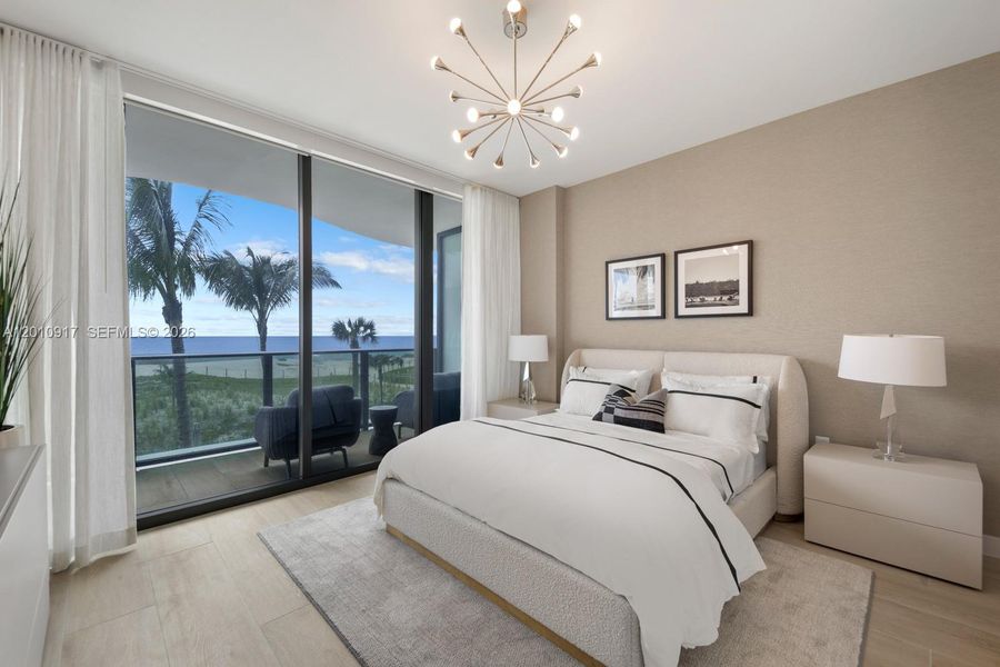 Furnished interior view inside a new home in Casamar, Pompano Beach (Image 55).