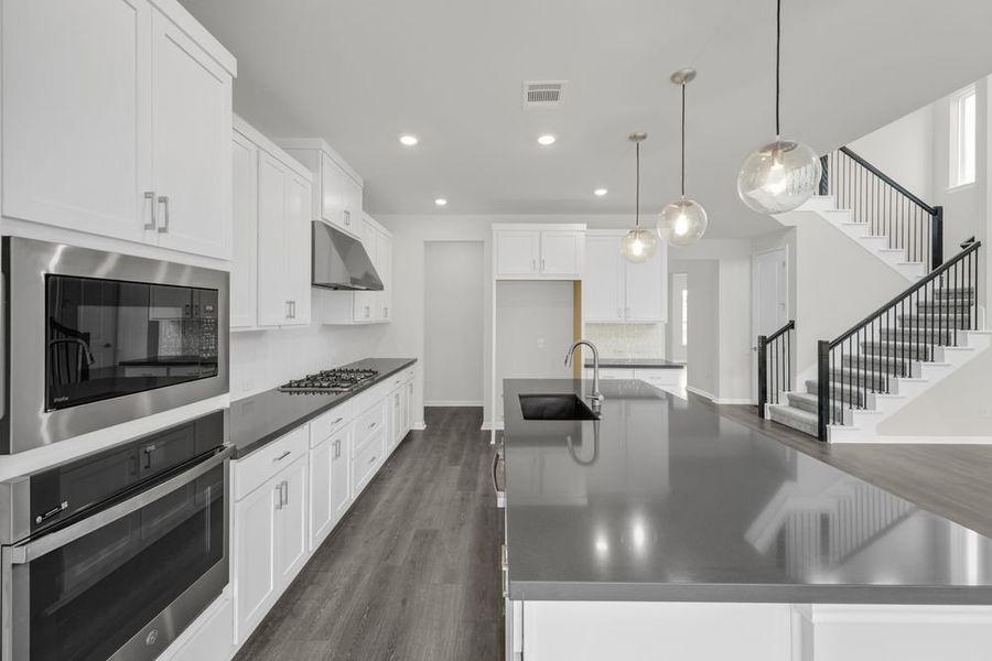 Furnished interior view inside a new home in Parkside on the River 60s, Georgetown (Image 5).