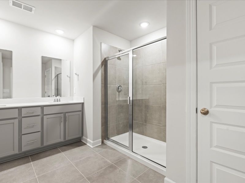 Furnished interior view inside a new home in The Farm at Wells Creek - Heritage Collection, Gray Court (Image 9).