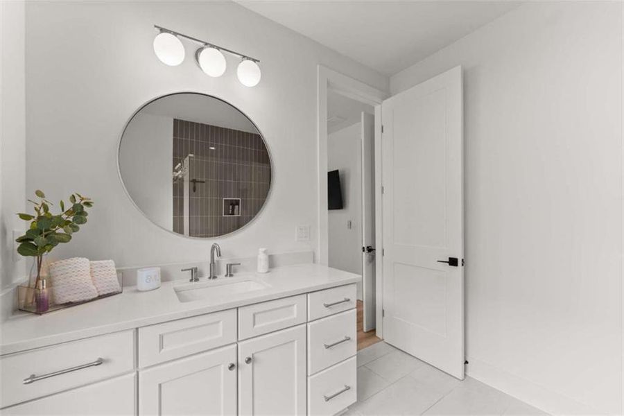 Furnished interior view inside a new home in Skyview On Broad, Sugar Hill (Image 11).