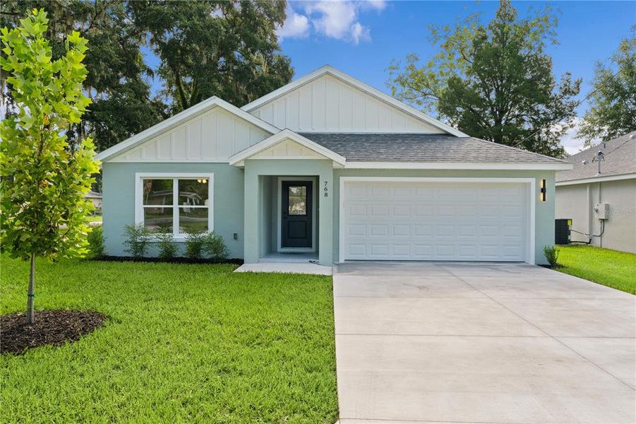 Front exterior of a new home in , Wildwood, FL, highlighting curb appeal (Image 21). Front exterior of a new home in , Wildwood, FL, highlighting curb appeal (Image 21).