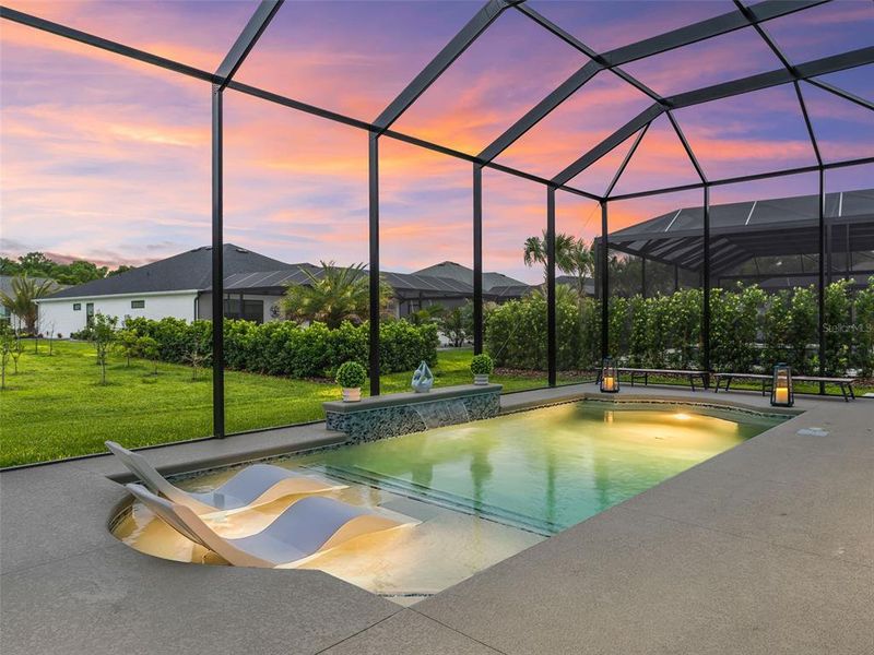 Exterior details and patio area of a home in , The Villages (Image 3). Exterior details and patio area of a home in , The Villages (Image 3).