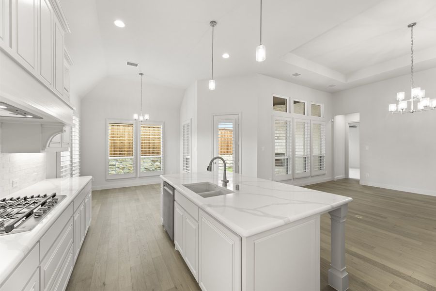 Furnished interior view inside a new home in Nelson Lake Estates, Rockwall (Image 9).