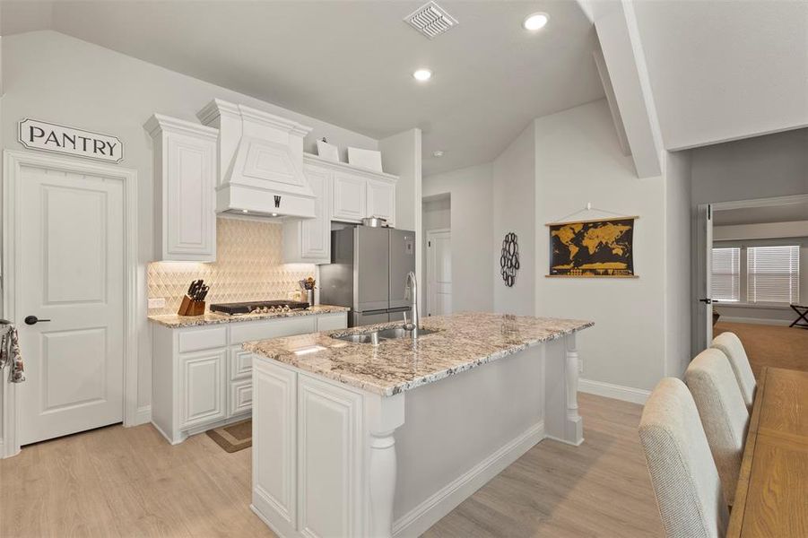 Furnished interior view inside a new home in Union Park Classic 60, Little Elm (Image 9).