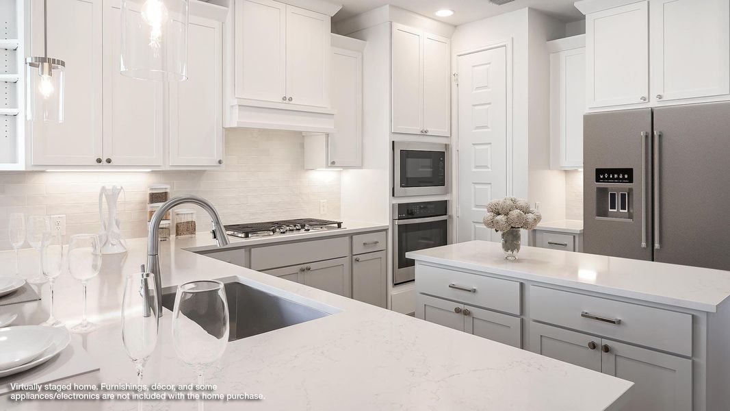 Furnished interior view inside a new home in La Cima, San Marcos (Image 4).