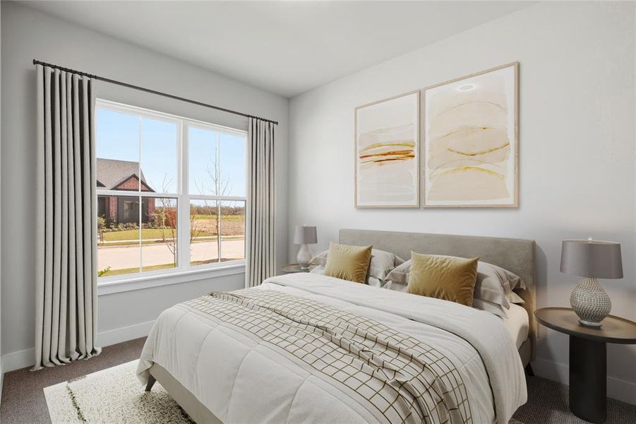 Furnished interior view inside a new home in Pecan Grove, Burleson (Image 10).