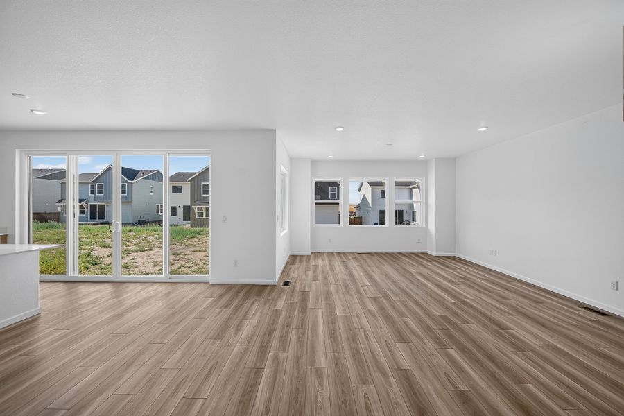 Spacious, unfurnished interior of a new home in Sky Ranch, Watkins (Image 11). Spacious, unfurnished interior of a new home in Sky Ranch, Watkins (Image 11).