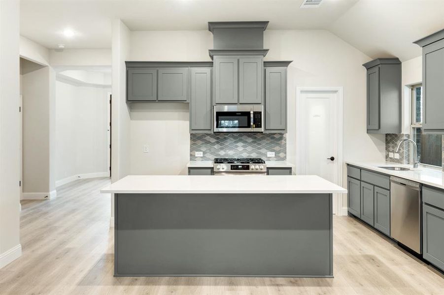 Furnished interior view inside a new home in East Oak Creek 50-55, Commerce (Image 24). Furnished interior view inside a new home in East Oak Creek 50-55, Commerce (Image 24).