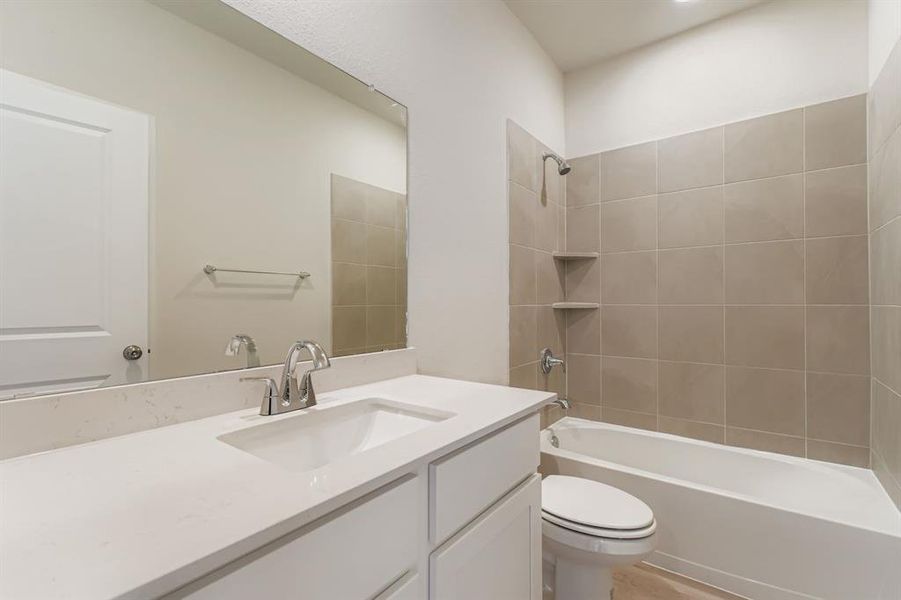 Furnished interior view inside a new home in MiraVerde, Crowley (Image 10).