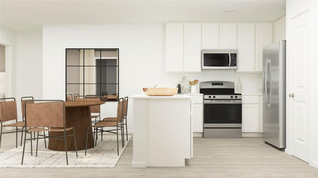 Furnished interior view inside a new home in , Jarrell (Image 11).