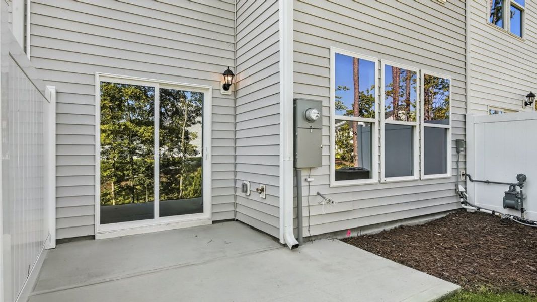 Representative exterior photo of a completed home built from the LANSING - TRADITIONS by D.R. Horton in Chapel Townes, Raleigh, NC (Image 18).