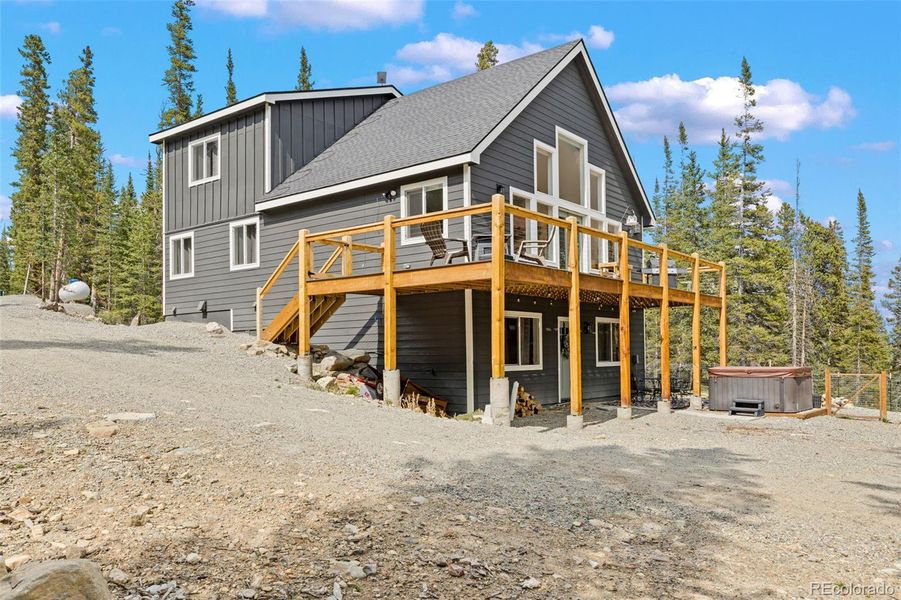 Front exterior of a new home in , Fairplay, CO, highlighting curb appeal (Image 19). Front exterior of a new home in , Fairplay, CO, highlighting curb appeal (Image 19).