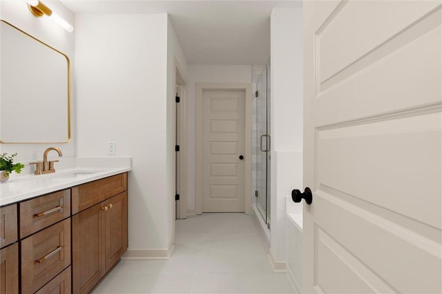 Furnished interior view inside a new home in , Douglasville (Image 10). Furnished interior view inside a new home in , Douglasville (Image 10).