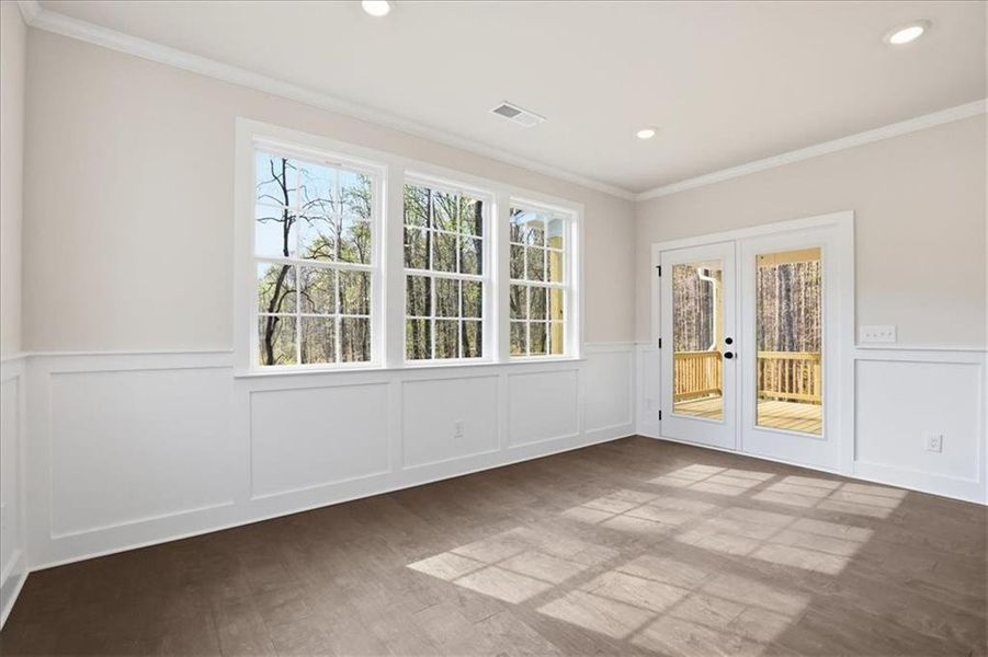 Spacious, unfurnished interior of a new home in Bradley Gin, Monroe (Image 41).