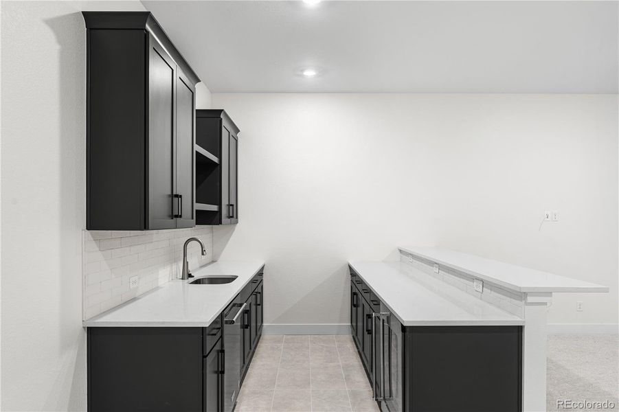 Furnished interior view inside a new home in Reflection at Solstice, Littleton (Image 9).