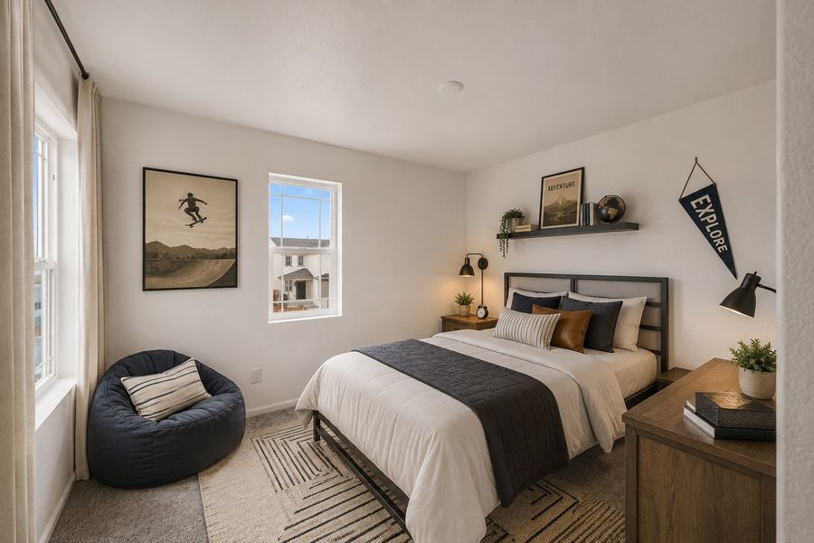 Furnished interior view inside a new home in Lake Bluff, Greeley (Image 9).