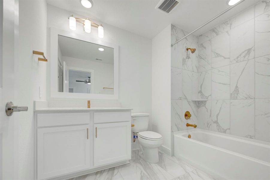 Furnished interior view inside a new home in The Oaks on 6th Street, Magnolia (Image 7).