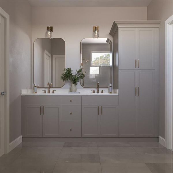 Furnished interior view inside a new home in Aberdeen, Hoschton (Image 10).