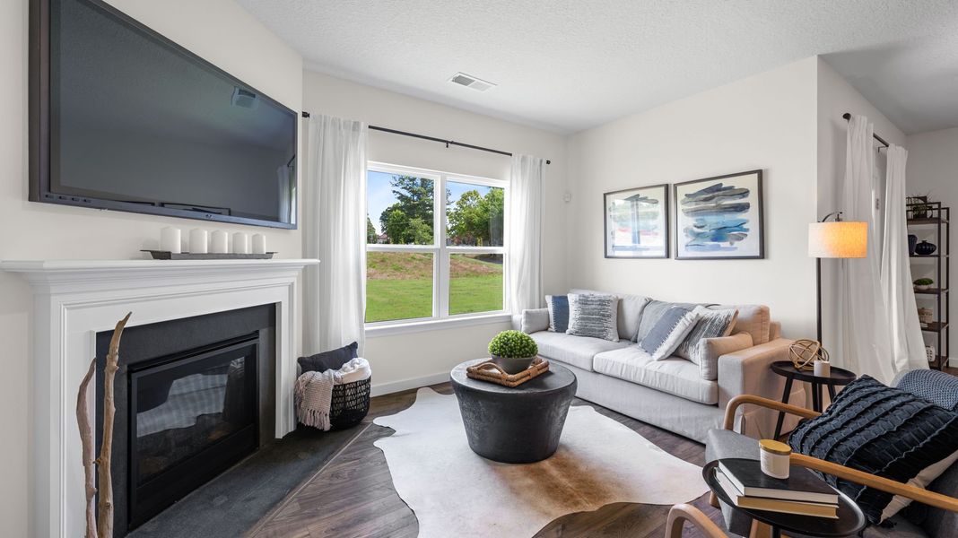 Furnished interior view inside a new home in Hawks Landing, Apison (Image 21). Furnished interior view inside a new home in Hawks Landing, Apison (Image 21).