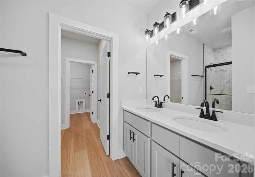 Furnished interior view inside a new home in , Morganton (Image 12).