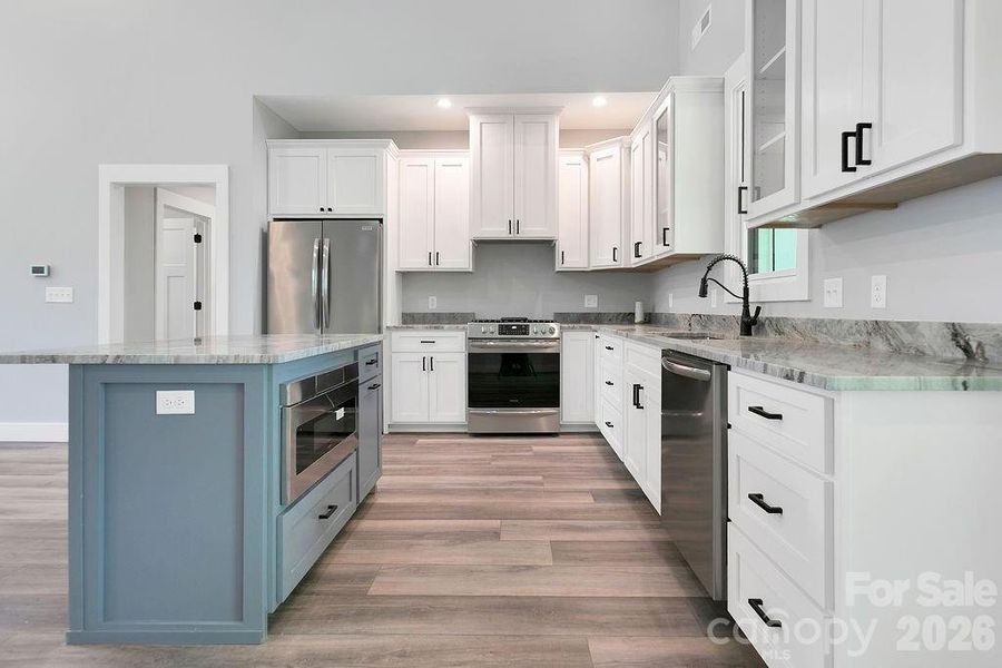 Furnished interior view inside a new home in , Mills River (Image 14).
