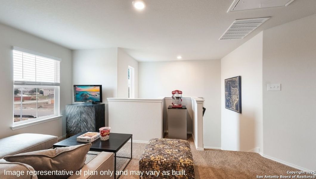 Furnished interior view inside a new home in Riverstone at Westpointe, San Antonio (Image 18). Furnished interior view inside a new home in Riverstone at Westpointe, San Antonio (Image 18).