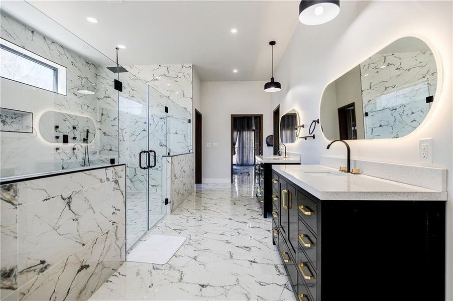 Furnished interior view inside a new home in , Marietta (Image 33).