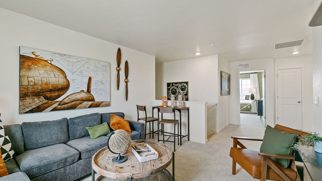 Furnished interior view inside a new home in Vista Meadows, Fort Lupton (Image 19).